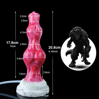 Kiba, Ejaculating Werewolf Knot Dildo