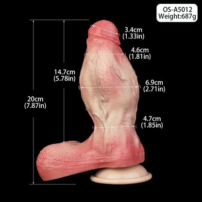 Cesar’s Dick – Huge Knot Realistic Dildo with Balls