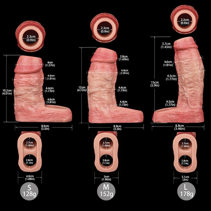 Octavian Extender – Realistic Dick Sleeve w/ Ring