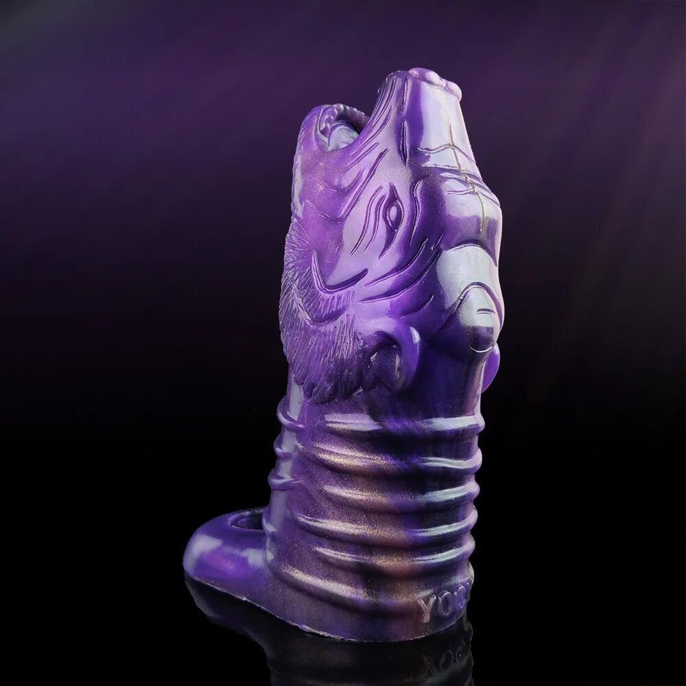 Gorg - Wolf Head Penis Sleeve, Hollow Cock Extender