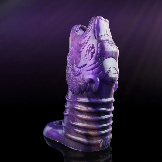 Gorg - Wolf Head Penis Sleeve, Hollow Cock Extender