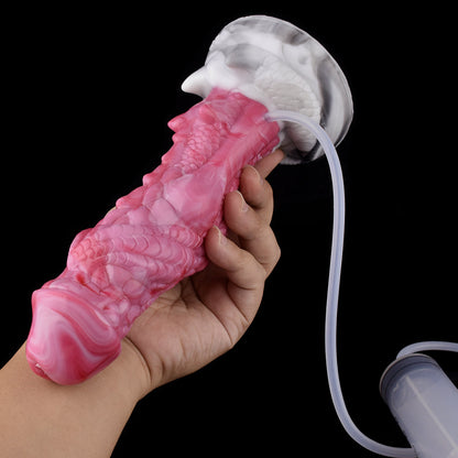 8-Inch Eragon, Ejaculating Dragon Dildo with Curved Knot