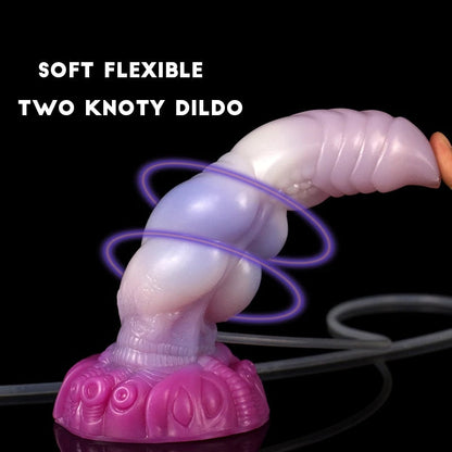 Orthrus - Double Knot Ejaculating Alien Dildo