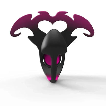 3D Pink Heart Sissy Chastity Cage